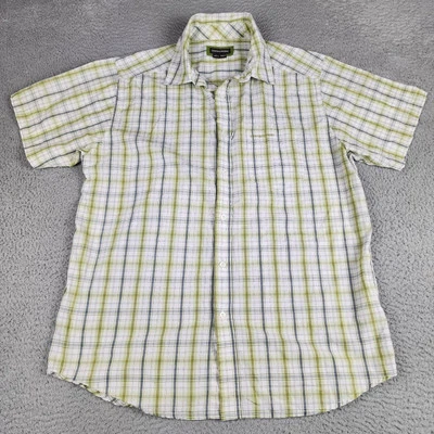 Camisa Craghoppers Para Hombre Grande Verde A Cuadros Manga Corta Aire Libre Senderismo Foto 1 de 4
