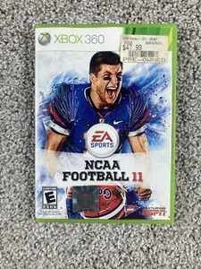 NCAA Football 11 (Microsoft Xbox 360, 2010) Tested Working No Manual - Picture 1 of 5