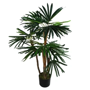 Raphis Palm Artificial Tree 100cm - Realistic plant by Leaf - Picture 1 of 4
