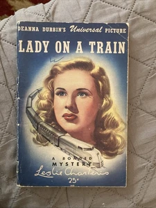 Crime MTI digest Vintage Pb, Lady On A Train, Charteris, Bonded Mystery 1945, VG - Picture 1 of 10