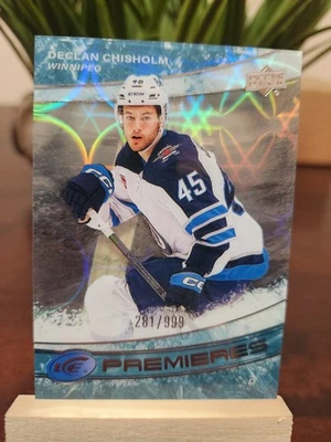 2022-23 UD Ice Declan Chisholm Ice Premieres Rookie /999 - Image 1 of 2