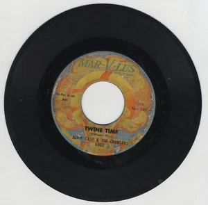 Used 45 Vinyl Record Alvin Cash & The Crawlers Twine Time Mar-V-Lus Records 6002 - Picture 1 of 2