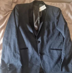 Mens Navy Blue Asos Blazer Chest 42 - Picture 1 of 5