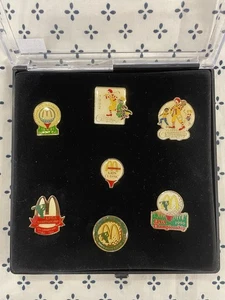 McDonald's LPGA Golf Pin Set Of 7 1991-1996 Ronald McDonald Hamburglar Pins - Picture 1 of 10