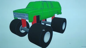 Tamiya TXT-2 330mmWB 90 GMC Or 80-85 CHEVY SUBURBAN BODY - Picture 1 of 24