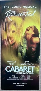 CABARET-BROADWAY MUSICAL THEATRE FLYER-ORVILLE PECK-EVA NOBLEZADA - Picture 1 of 2