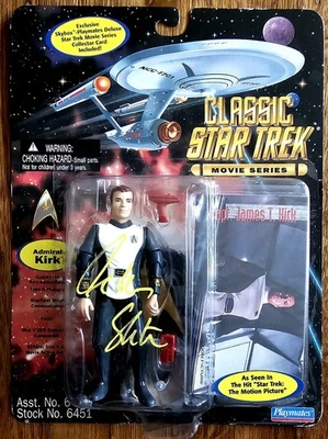 Signed William Shatner Classic Star Trek Admiral Kirk Figure JSA CERTIFIED  - Image 1 of 3