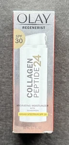 Crema hidratante facial Olay Regenerist péptido de colágeno 24 🌟 FPS 30 1,7 oz; CADUCIDAD 09/24 - Imagen 1 de 5