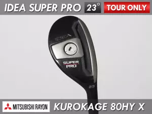 Golf Utility ADAMS IDEA SUPER PRO Tour Supply KUROKAGE 80HY (X) 23 JAPAN - Picture 1 of 10
