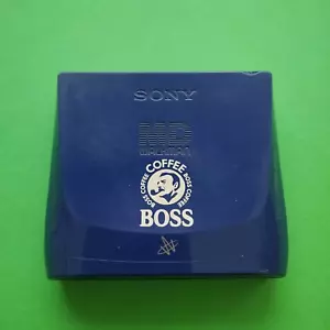SONY MZ-E7W MD Walkman Player - Suntory BOSS Coffee Limited Used - Picture 1 of 7