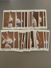 Grand Slam Cards 1989 Wausau Timbers Class A Complete 28-Card Set - Scarce!!