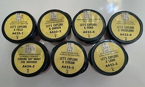 Vintage Classroom FilmStrip Lot of 7: c1969 Let's Explore - Terrains - Universe - Picture 1 of 3