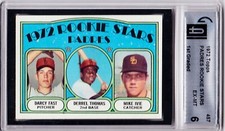 1972 Topps Padres Rookie Stars #457 Card Graded GAI 6 Ex-Mt
