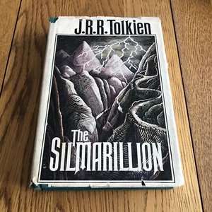 The Silmarillion by JRR Tolkien Hardcover 1977 1st American Ed 1st Printing - Picture 1 of 18