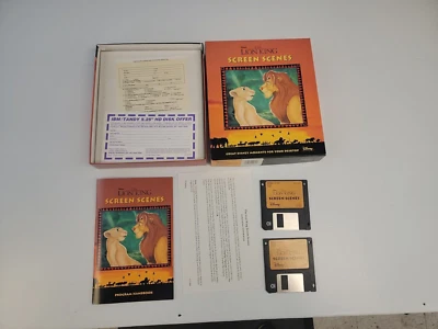 Cenas de tela vintage do Rei Leão da Disney "Grandes momentos da Disney para desktop" - Imagem 1 de 4