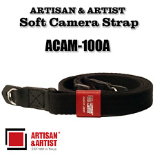 Artisan & Artist ACAM-100A Camera Soft Strap Black x Red 830 to 1490mm Japan NEW