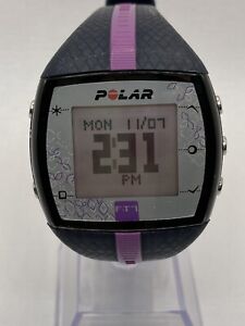 Polar FT7 Ladies Black and Purple Fitness Heart Watch Only New Battery