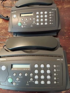 PHILIPS HFC 141 FAX COPPIA DI OTTIMI FAX COME NUOVI - Zdjęcie 1 z 3