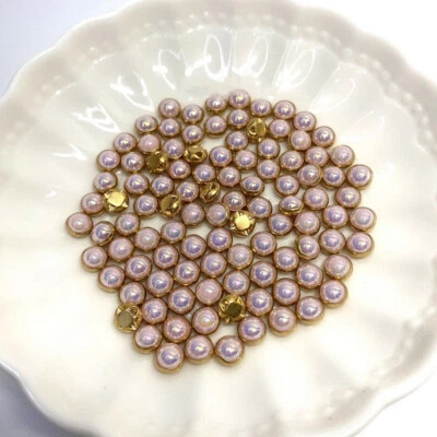 10/100PCS Mini Jelly Button Round Buckle Doll Clothes Sew Handmade DIY Accessory - Image 1 of 3