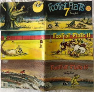 Vintage 1982/86/88 FOOTROT FLATS x 3 #7 11 & 13 MURRAY BALL NEW ZEALAND Humour - Picture 1 of 3