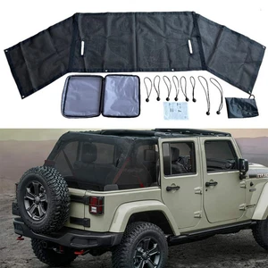 Kit de cubierta de red de malla para maletero apto para Jeep Wrangler JK JKU 4 puertas 2007-2018 - Imagen 1 de 10