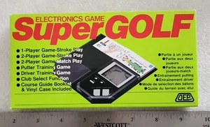 Vintage Rare Oguro Enterprises Electronic Handheld Game Super Golf - Picture 1 of 6