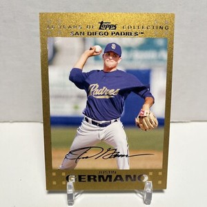 2007 Topps Update Gold /2007 Justin Germano #UH36 San Diego Padres