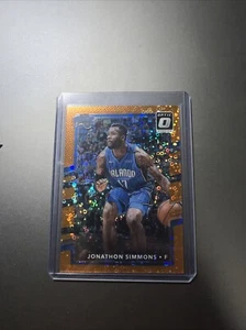 Jonathon Simmons 2017-18 Optic Orange Disco Prizm #/193 SP CASI NUEVO o mejor - Imagen 1 de 2