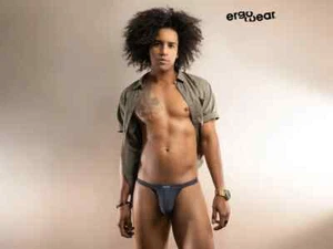 ERGOWEAR Bikini Briefs SLK Shaped-Pouch Quick Dry Brief Dark Gray 1136 24 - Picture 1 of 7