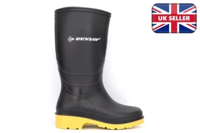 Dunlop Boys/Girls Wellington Boots Waterproof Wellies Boys Wellies Girls Wellies - Image 1 of 4