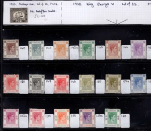 HONG KONG 1938 SET MINT TO $5. 17 OF 23 VALUES. MINT ASSUME MOUNTED - Picture 1 of 1