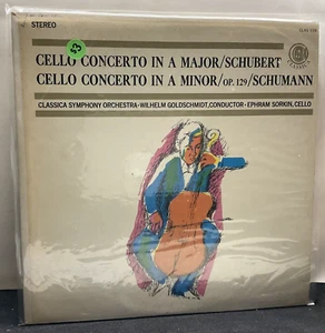 A23 RARE! Schumann/Schubert: Cello Concertos, Classica ST-CLA-119 - Classical LP - Picture 1 of 4