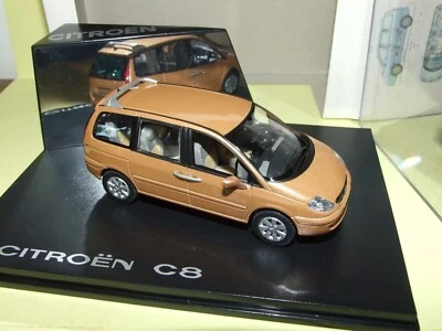 CITROEN C8 Marron Orange NOREV 1:43 - Photo 1/2