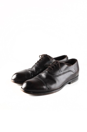 Scarpe formali originali Bottega Veneta da uomo in pelle marrone taglia 40EU 7US 6UK H1995