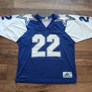 Vintage Dallas Cowboys Trikot Herren Extra Large Blau Apex One Emmitt Smith #22 - Bild 1 von 8