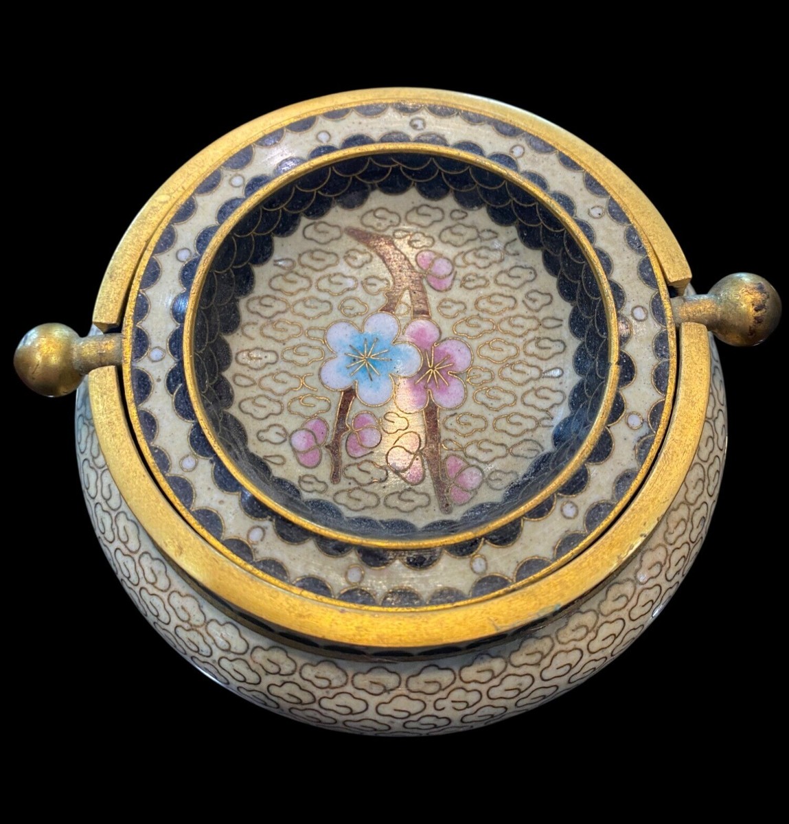 中国清時代の景泰蘭香炉　在銘　貴重品 古美術 DE496B8-4 中国清時代の景泰蘭香炉 在銘 貴重品 古美術 DE496B8-4