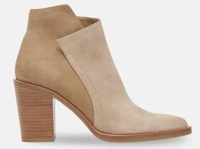 NEW Dolce Vita Women's Booties Boots Size 11 Tan Multi Suede Deena Dune READ - Image 1 of 4