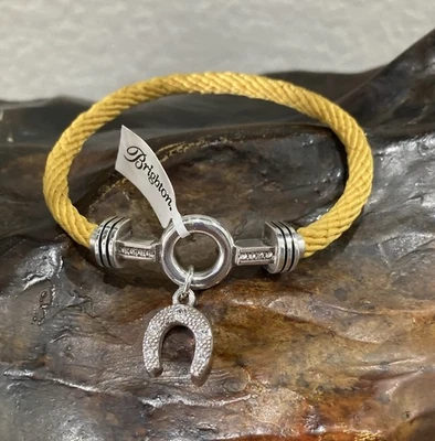 Pulsera Brighton Color Camarilla Herradura Adorno con Cordón Nuevo con Etiquetas Foto 1 de 3