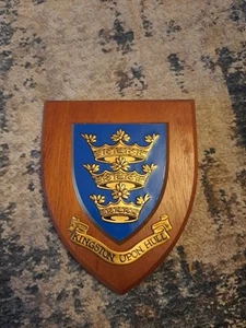 Kingston upon Hull, handbemaltes Wappen auf Schild Plakette HU15 2 Jahre - Bild 1 von 6