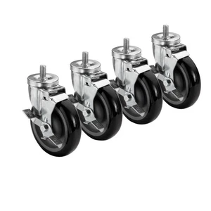 Krowne 28-141S 6" Gesamt großes Dreieck Schwerlast Teller Rollen (4er Set) - Bild 1 von 1