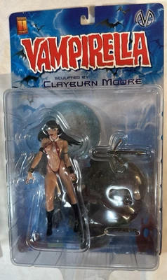 2000 Vampirella Action Figure by Clayton Moore Harris Comics SEALED (38H) - Image 1 of 4