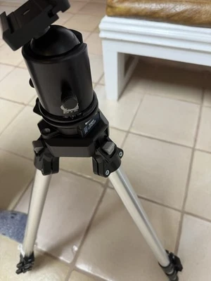 Manfrotto 3021 Pro Tripod W/ Kirk Enterprises Ball Head And Adapter - Image 1 of 4