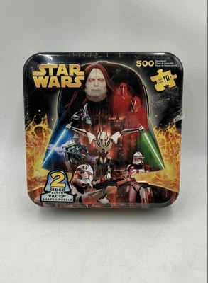 Rompecabezas Hasbro Star Wars 500 piezas doble cara en forma de Darth Vader edades 10 años en adelante Foto 1 de 4