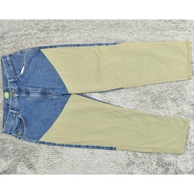 Cabela's Men's Size 36x32 in Straight Regular Double Front Work Blue Cotton Blen - Image 1 of 4