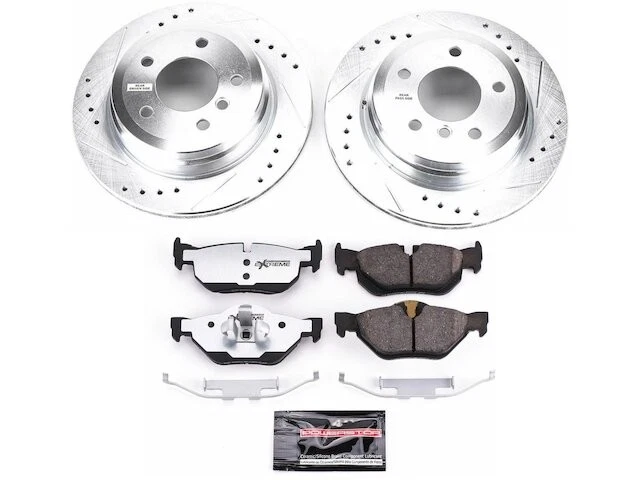 Kit de pastillas de freno trasero y rotor Power Stop 38HHVD45 para BMW X1 2013 2014 2015 Foto 1 de 1