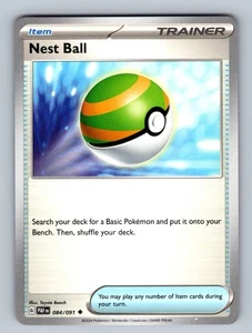 Nest Ball - 084/091 Uncommon SV: Paldean Fates - NM Pokemon TCG - Picture 1 of 2