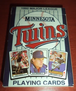 1992 Minnesota Twins Baseball Spielkarten (54 Karten) - Bild 1 von 2