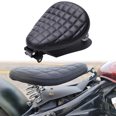 Base de asiento de conductor con resorte para motocicleta Honda Shadow VLX 600 VT 600 Bobber Foto 1 de 4