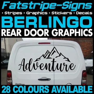 to fit CITROEN BERLINGO ADVENTURE MOUNTAINS CAMPER VAN STICKERS GRAPHICS DECALS - Picture 1 of 2