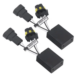 2Pcs LED Canbus Decoder Headlight Bulb Light Error Canceller Accessory C14 9006 - Picture 1 of 22